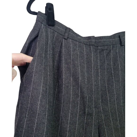 Vintage Lauren Ralph Lauren 100% Worsted New Wool USA Made Trousers Size 10 - Picture 2 of 11